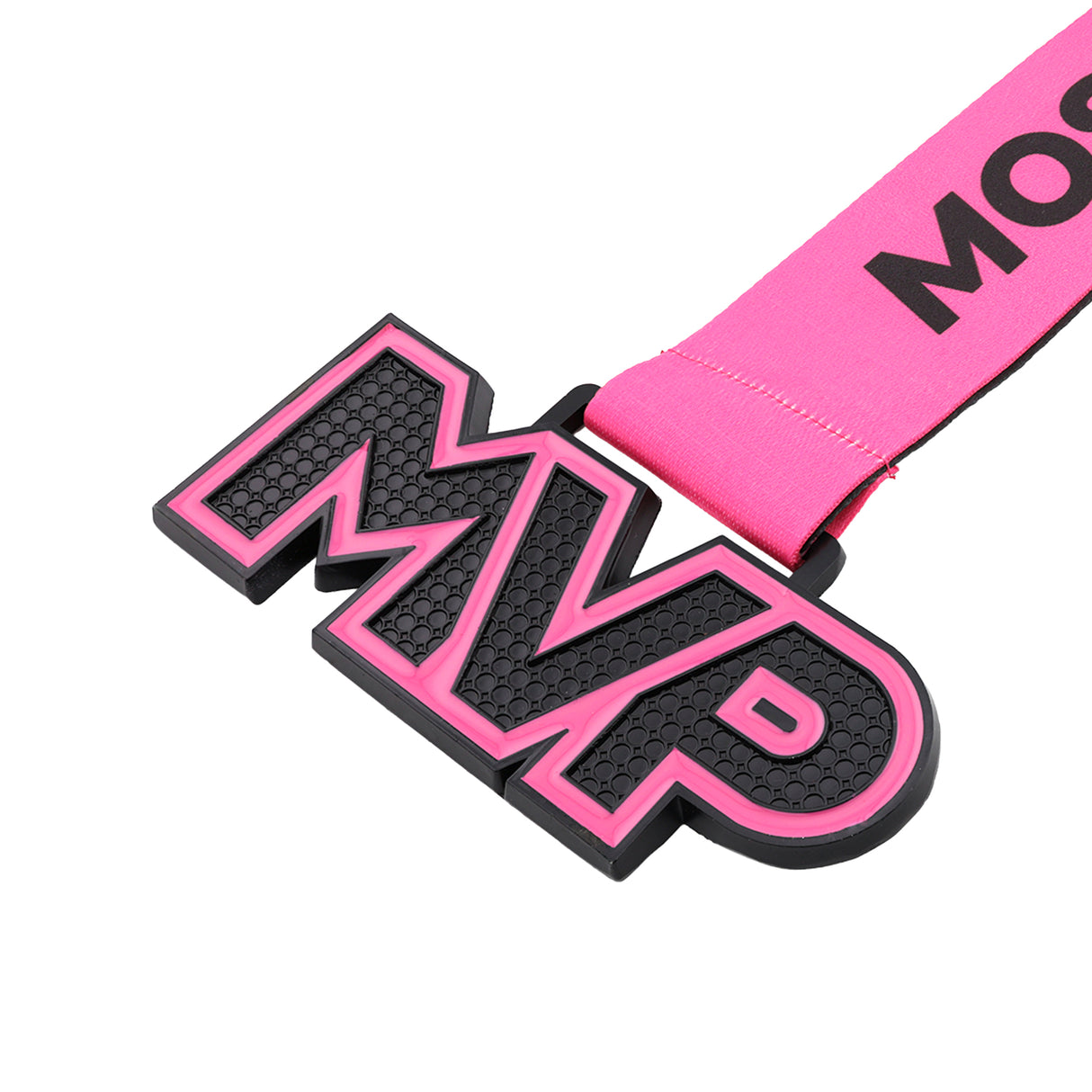 MED25 MVP 4" Medal - Black&Pink