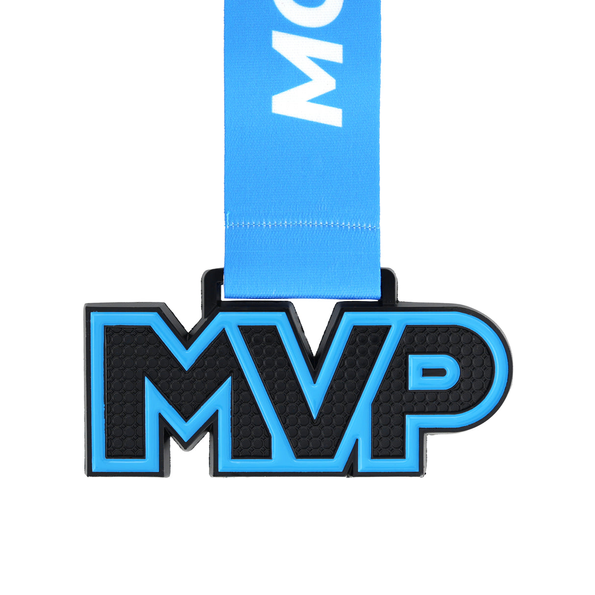 MED25 MVP 4" Medal - Black&Electric