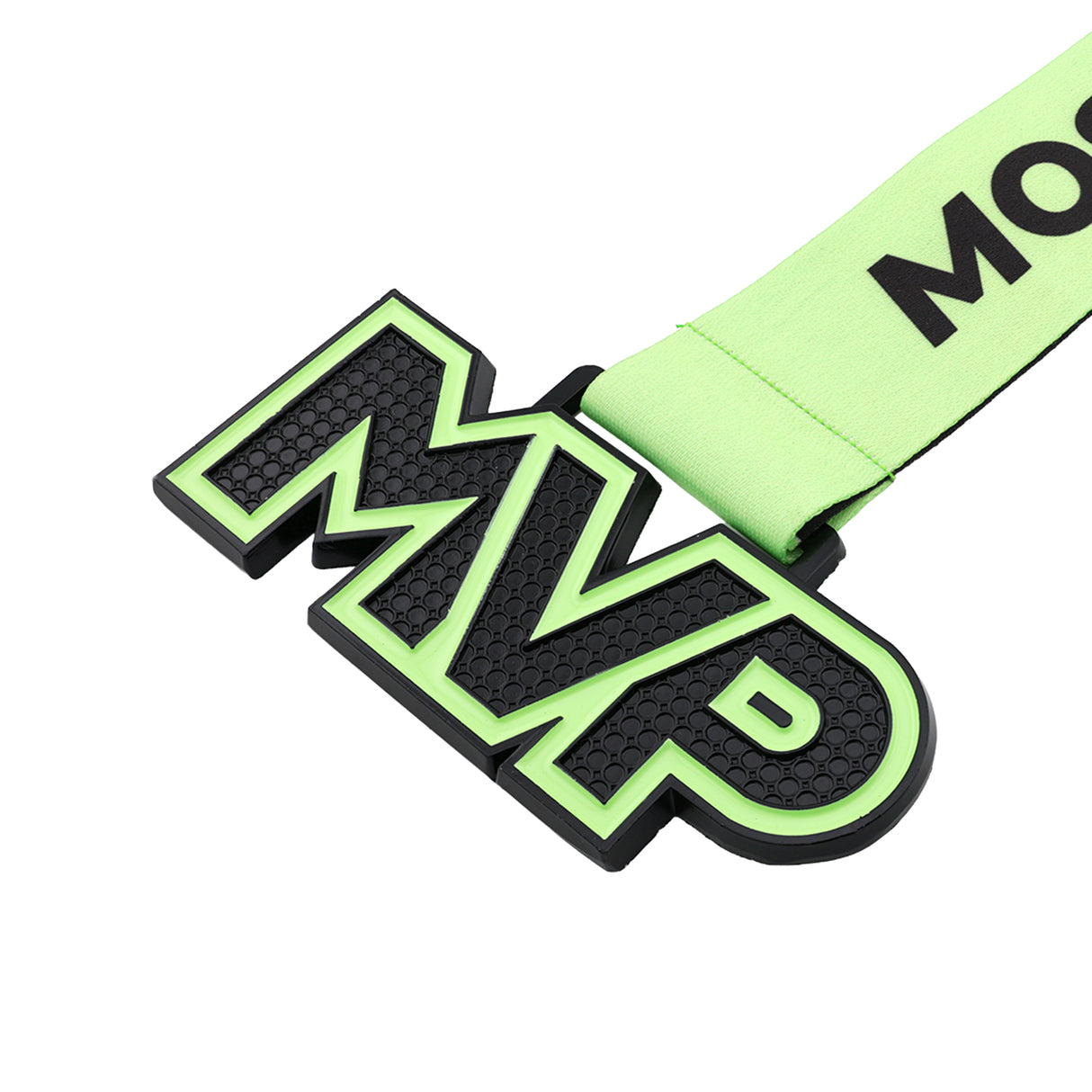 MED25 MVP 4" Medal - Black&Slime