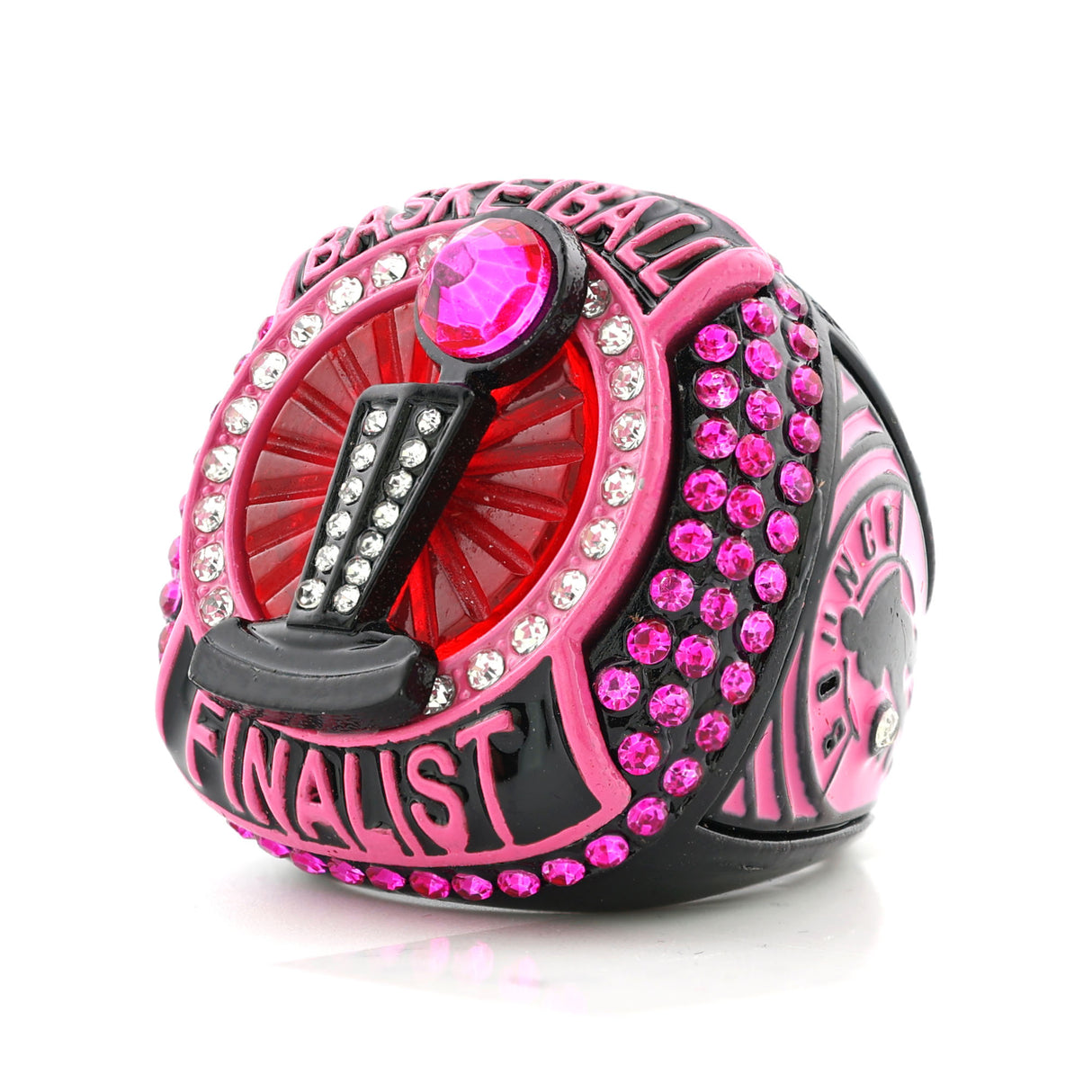 Basketball25 Neon Pink Finalist Ring