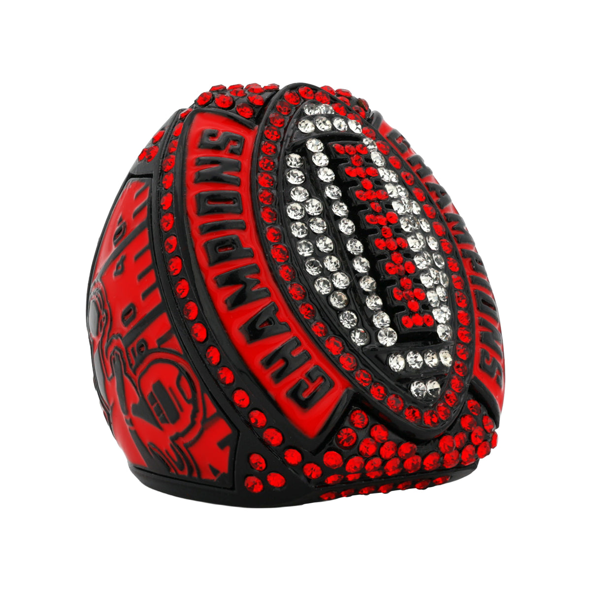 Football26A Black&Red Champions Ring