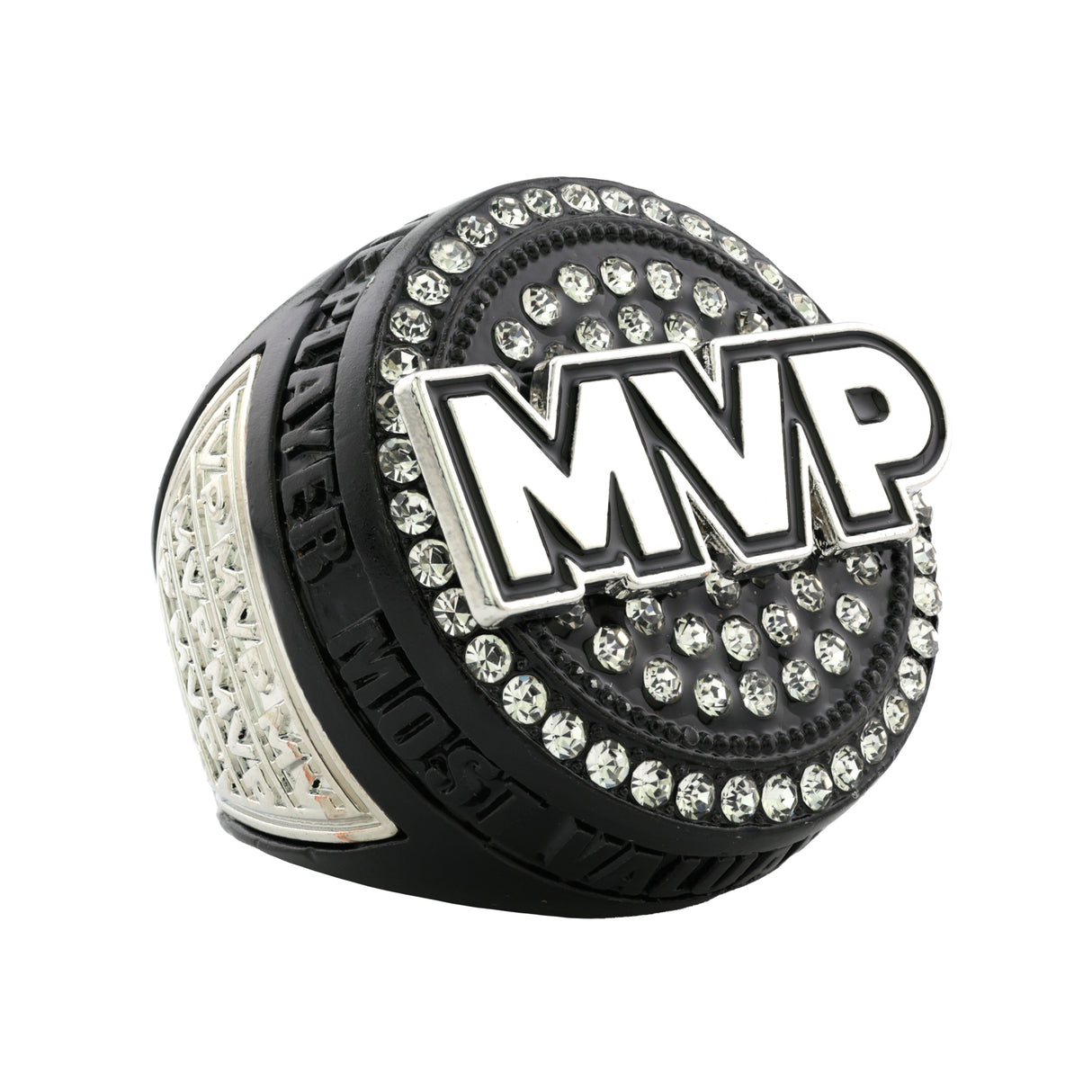 MVP26 Black Silver Ring