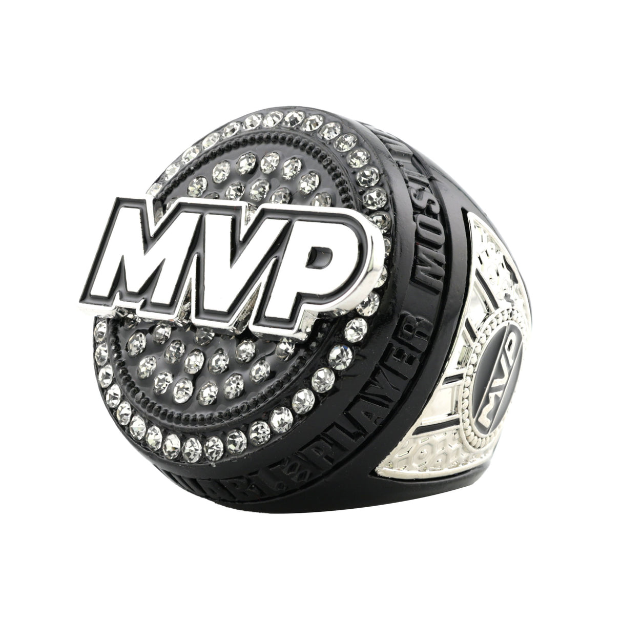 MVP26 Black Silver Ring