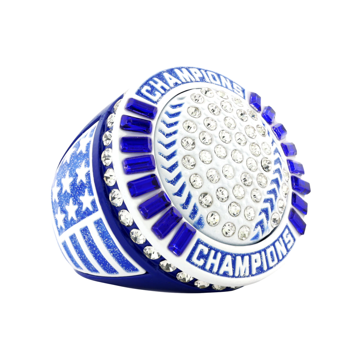GEN26E Glitter Deep Sea Blue Champions Ring