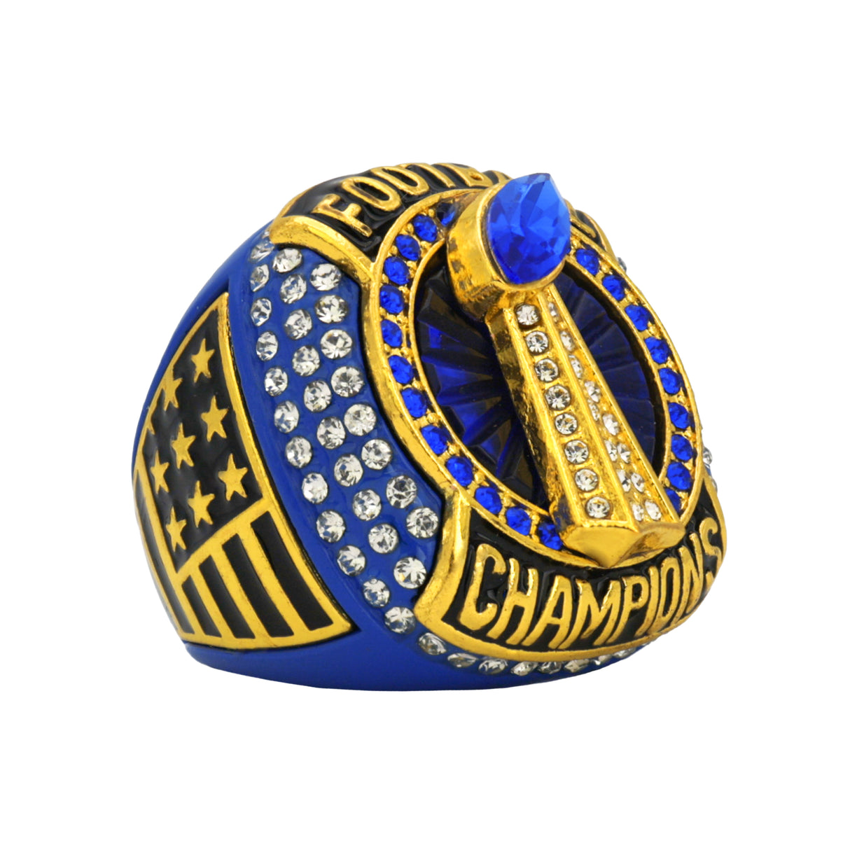 Football25 Royal Blue Champions Ring