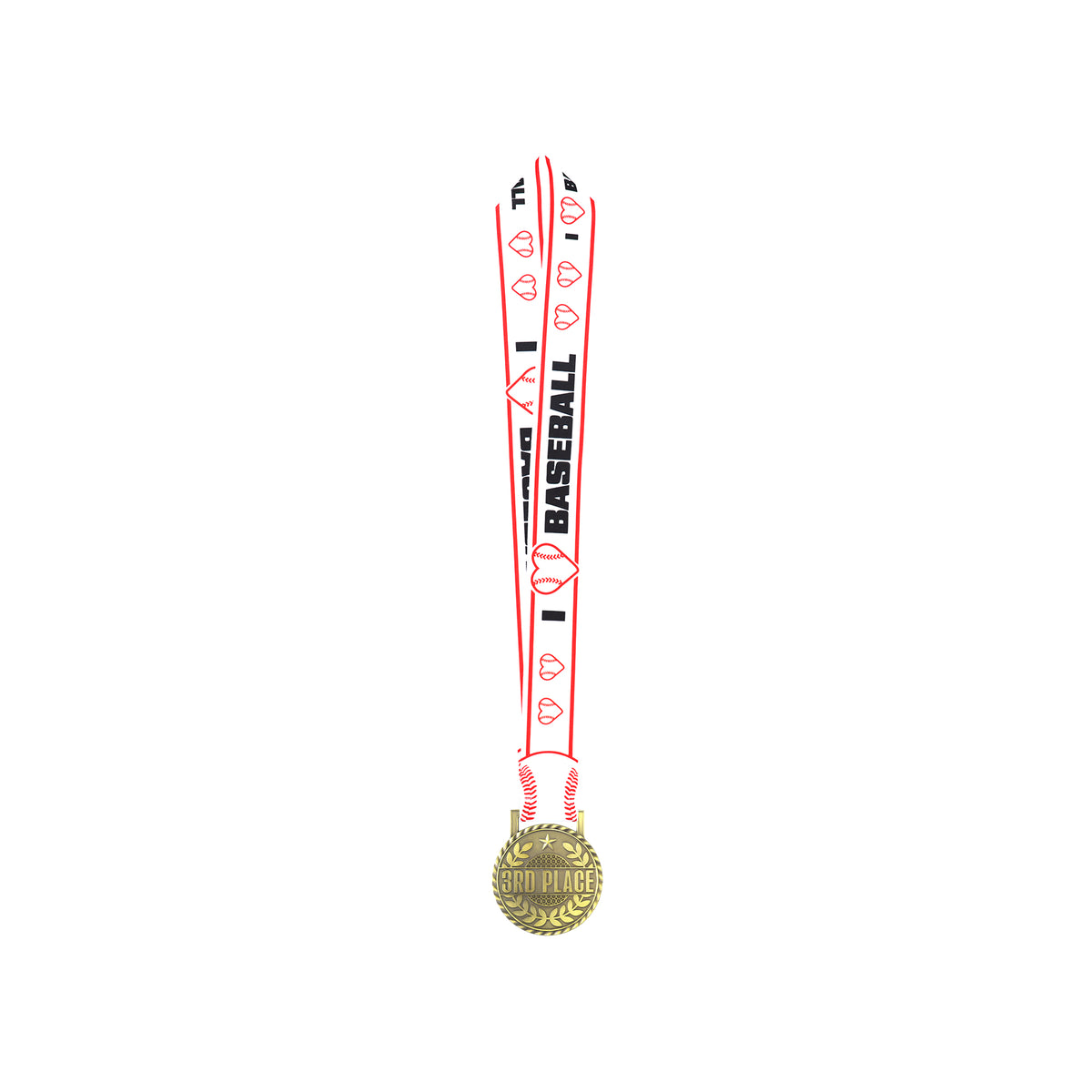 MED26 Antique Bronze&iHeartBaseball 3rd Place
