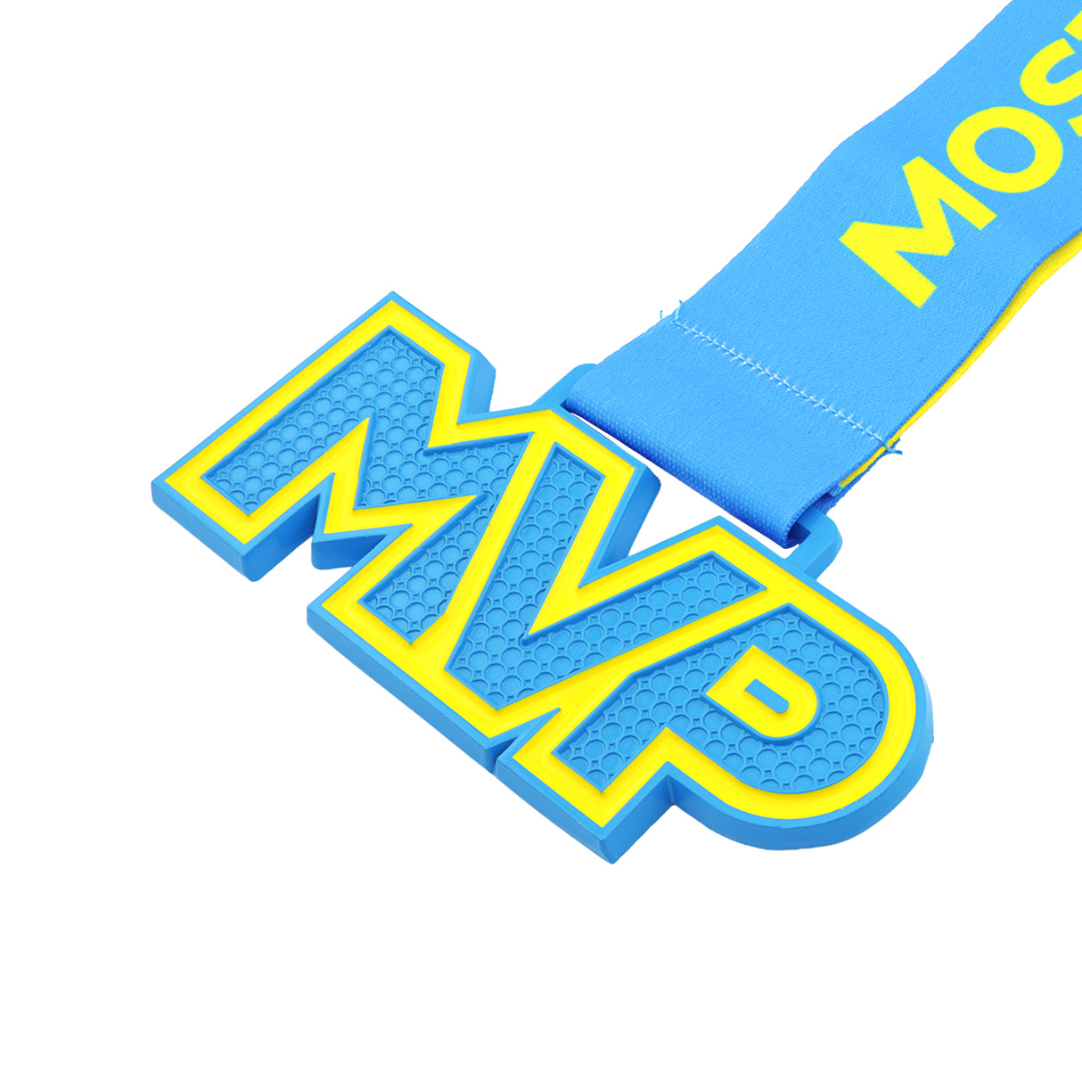 MED25 MVP 4" Medal - Electric&Yellow