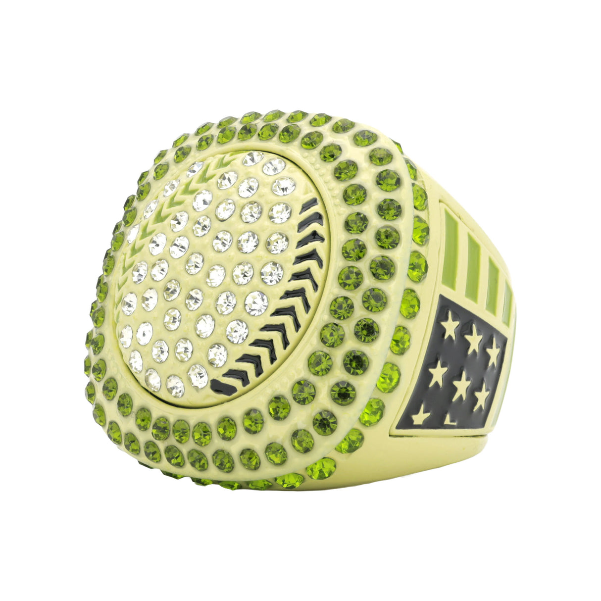 GEN25A Camo 3 All Stones Ring