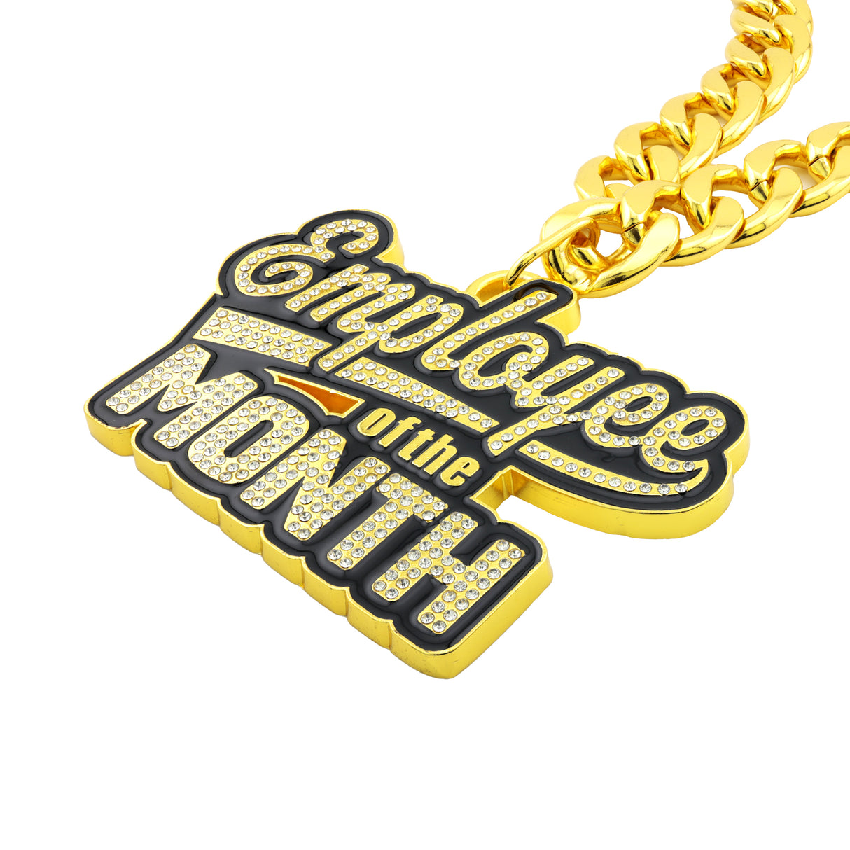 Employee of the Month Gold Stone Chain