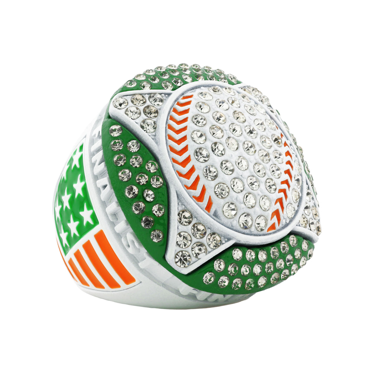 GEN25B White Citrus Finalist Ring