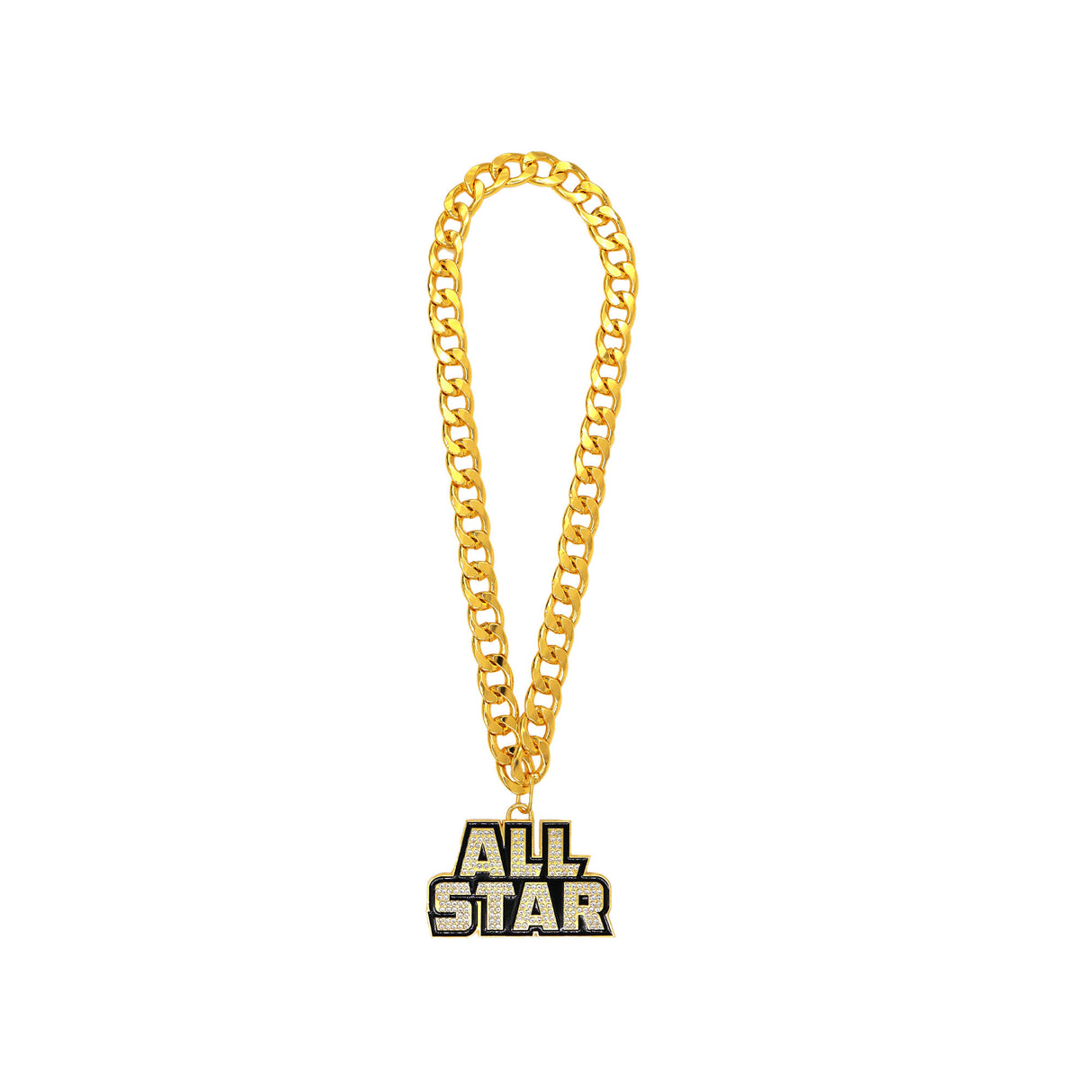 All Star Stone Chain Gold/Clear