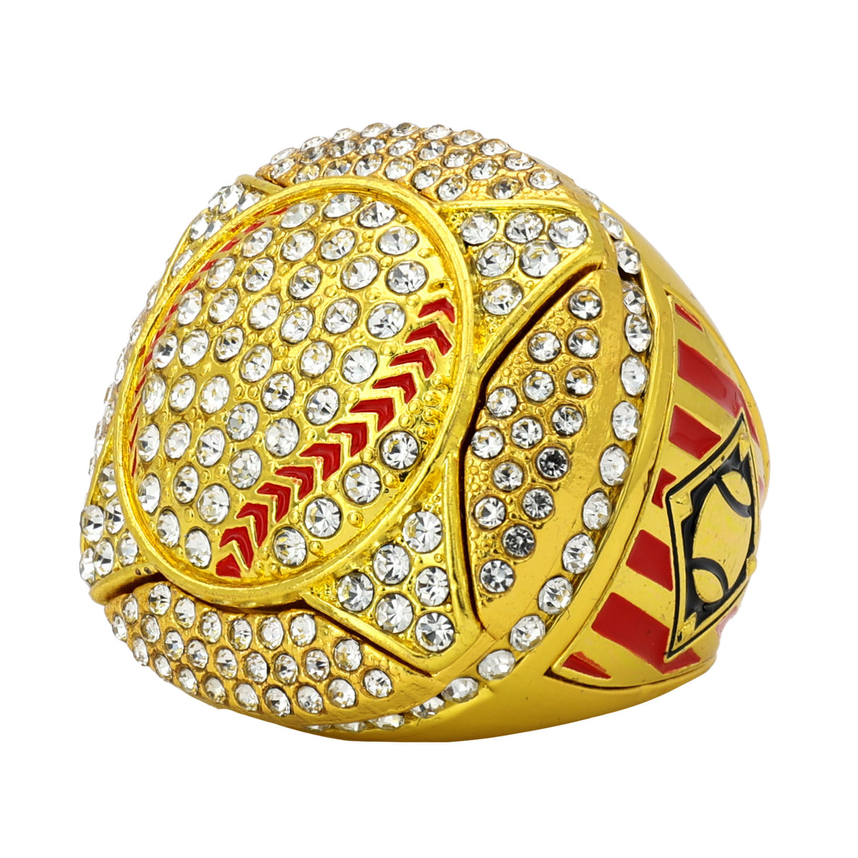 GEN25B Gold All Stones Ring
