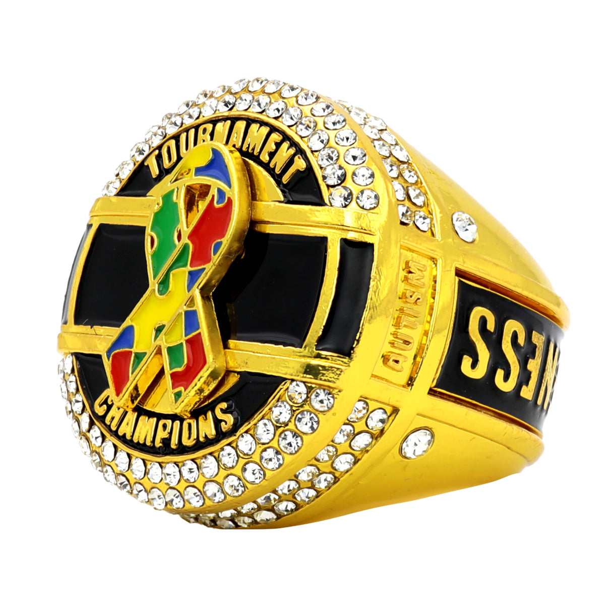 GEN25 Gold Autism Awareness Champions Ring