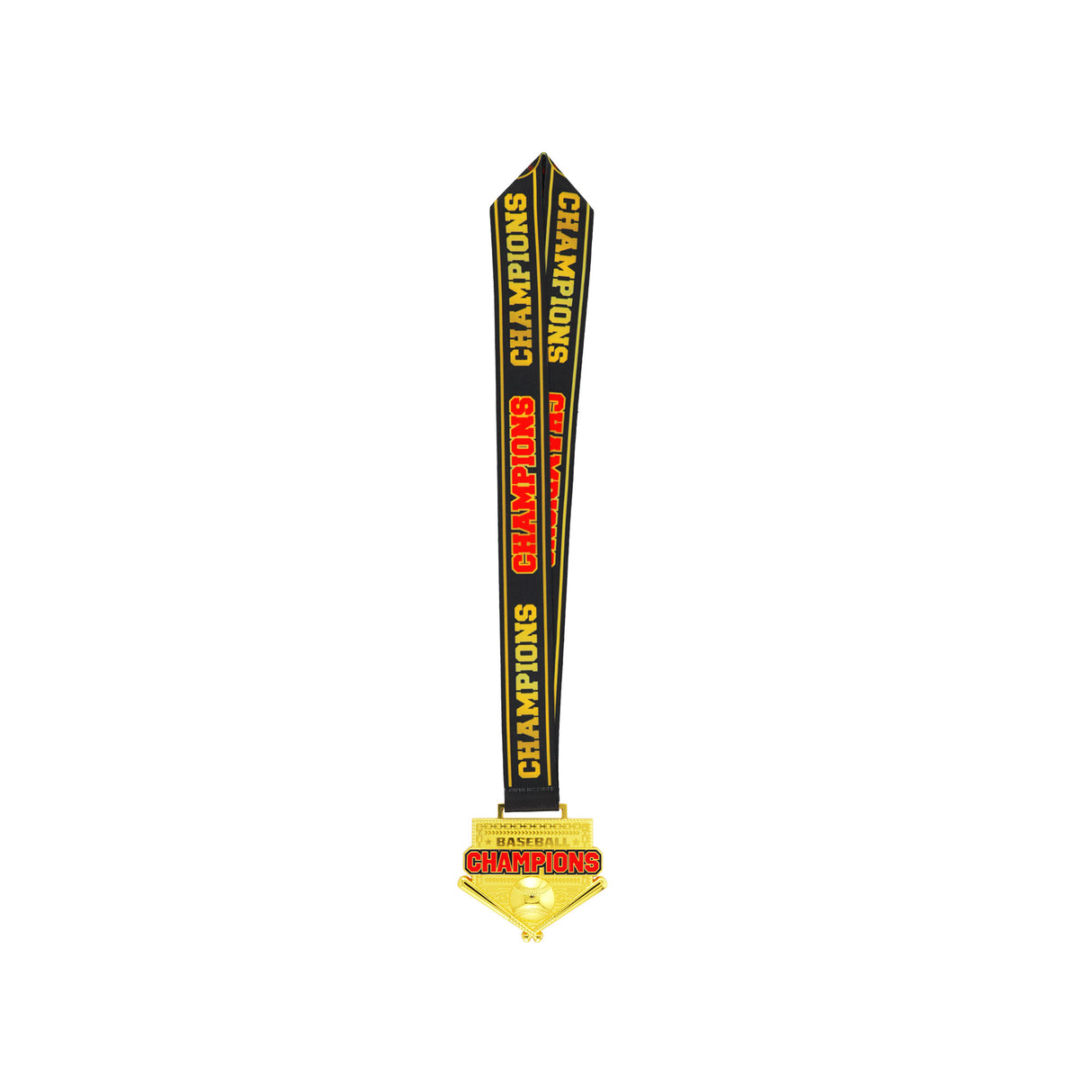 MED26 4'' Baseball Gold Champions Medal