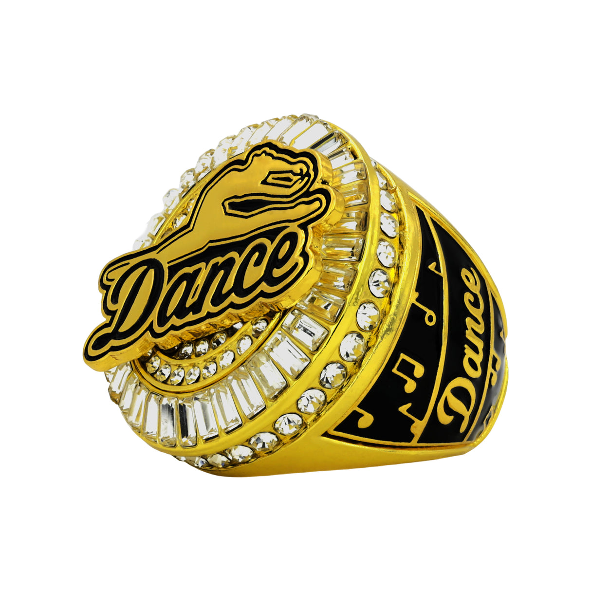 Dance27 Gold All Stones Ring