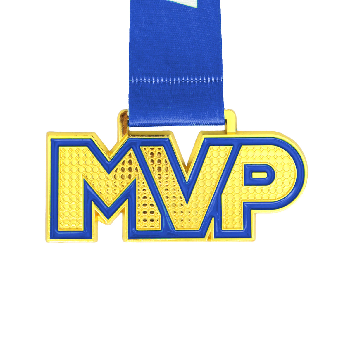 MED25 MVP 4" Medal - Gold/Royal Blue
