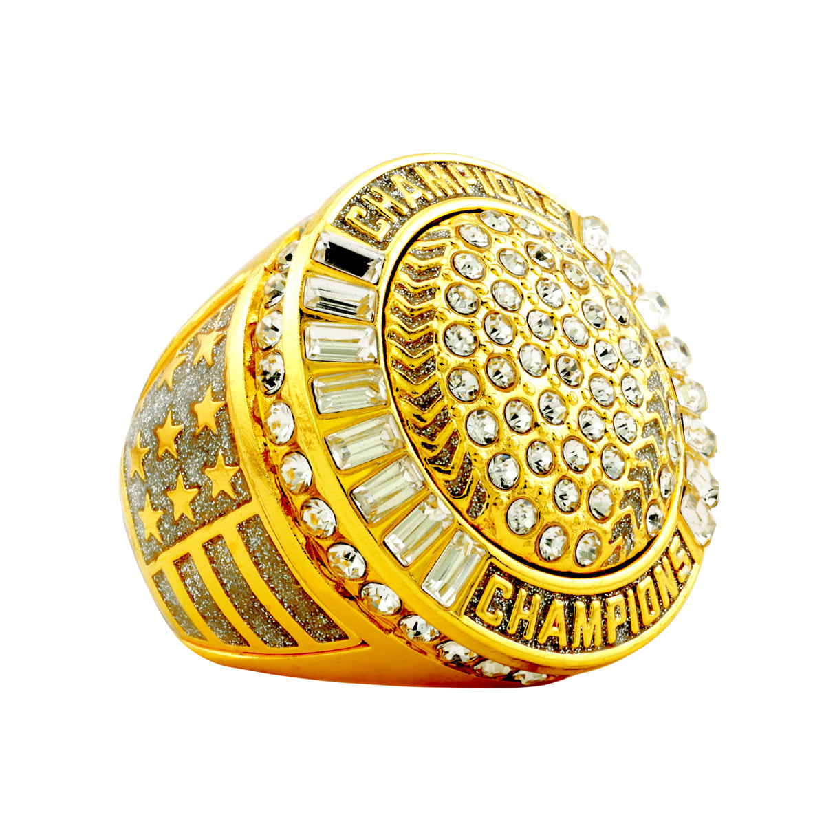 GEN26E Glitter Gold Champions Ring
