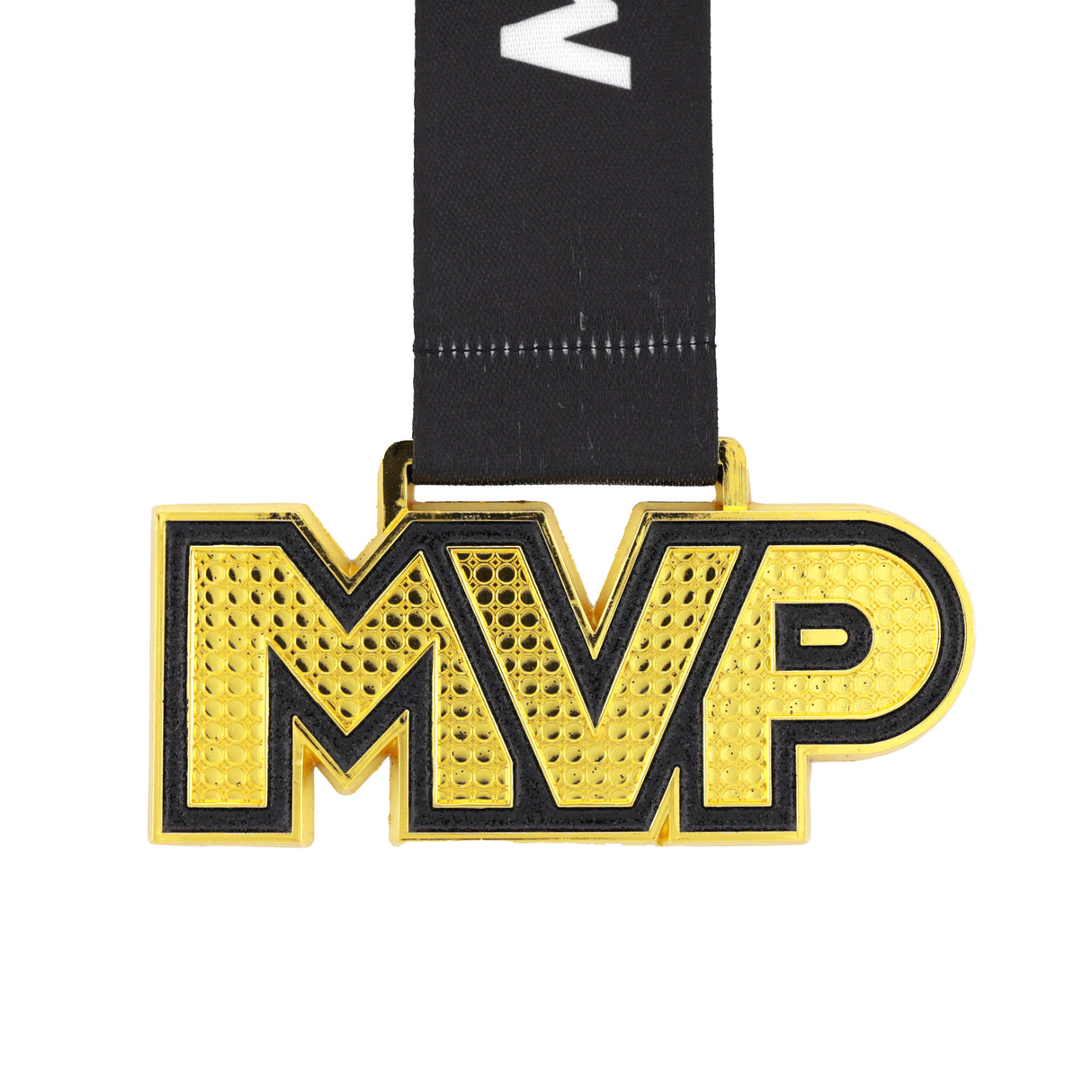 MED25 MVP 4" Medal - Gold/Black Matte
