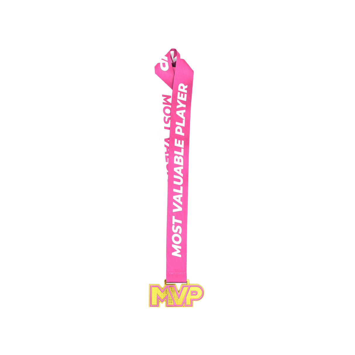 MED25 MVP 4" Medal - Gold/Pink