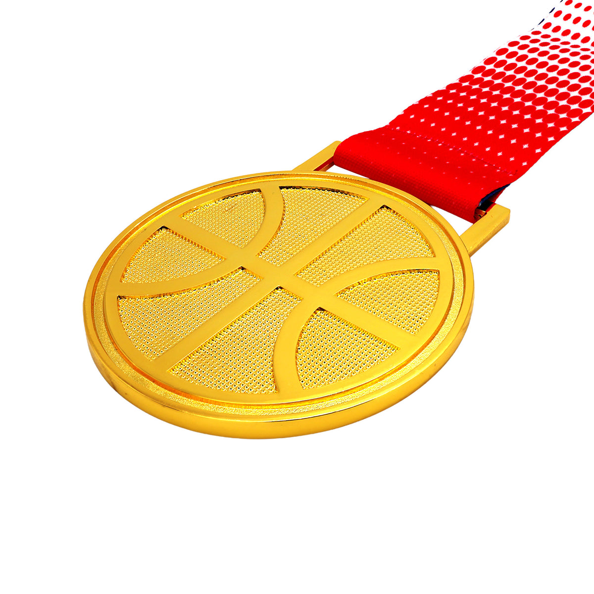 MED27 3'' Gold/Blue&Red Basketball Medal