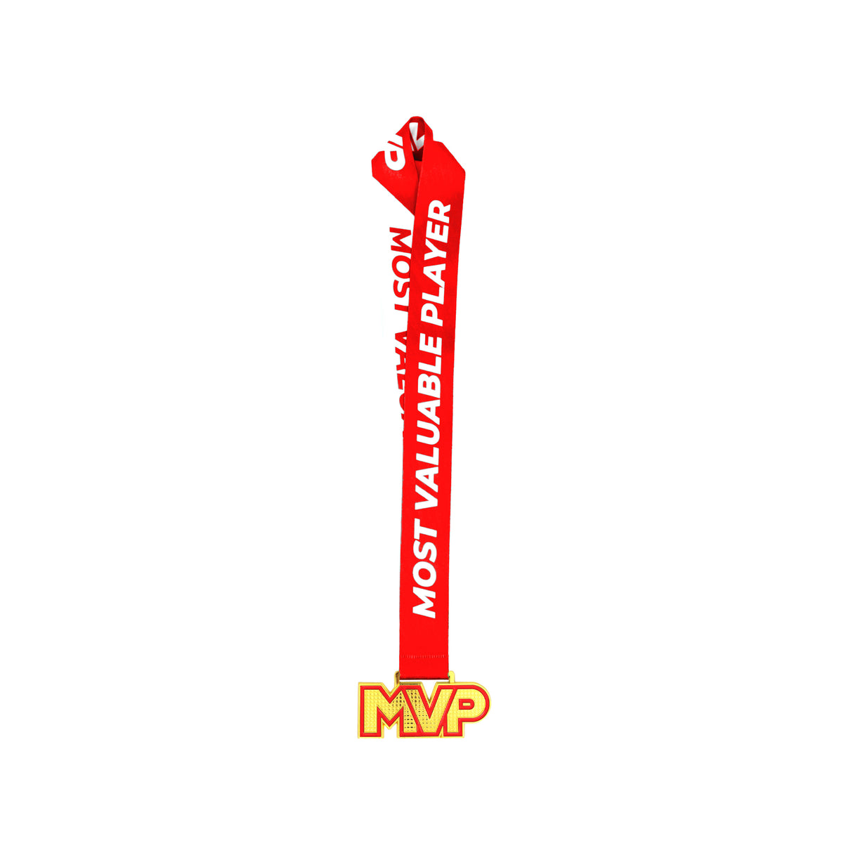 MED25 MVP 4" Medal - Gold/Red