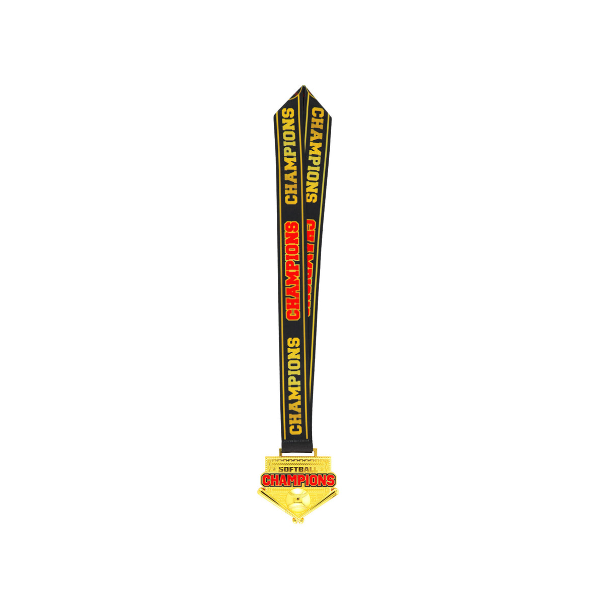 MED26 4'' Softball Gold Champions Medal