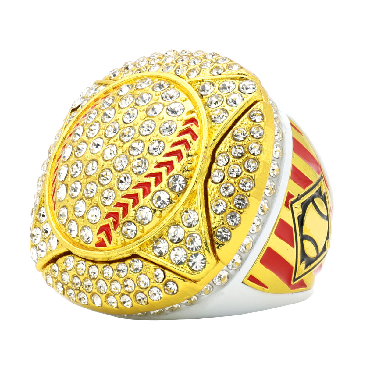 GEN25B White All Stones 1 Ring