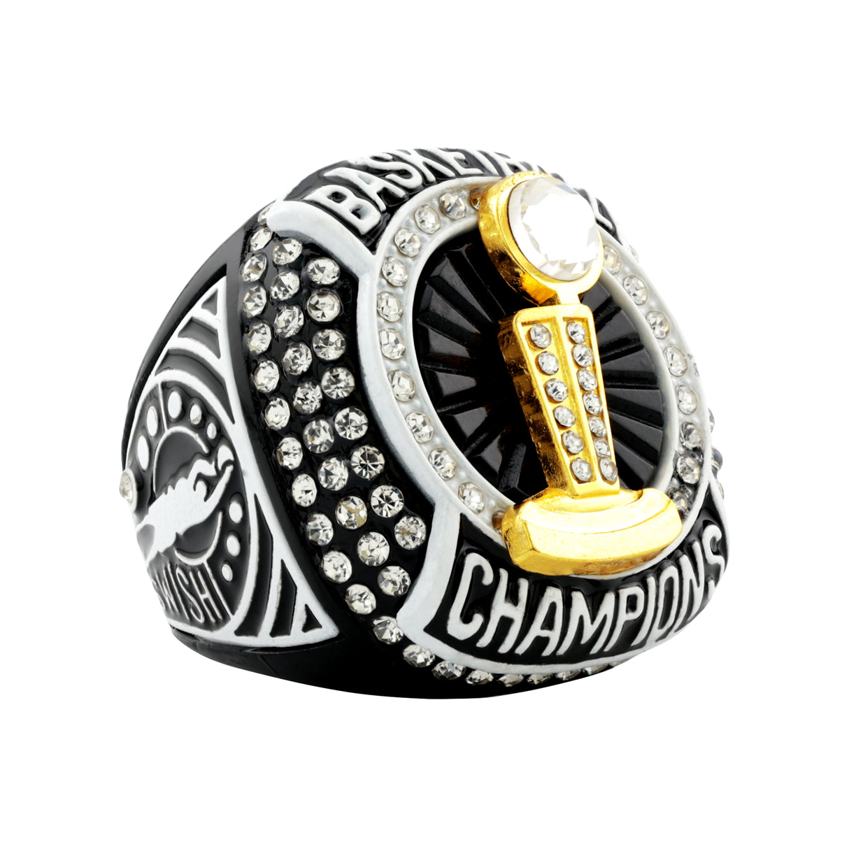 Basketball25 Black&White2 Champions Ring