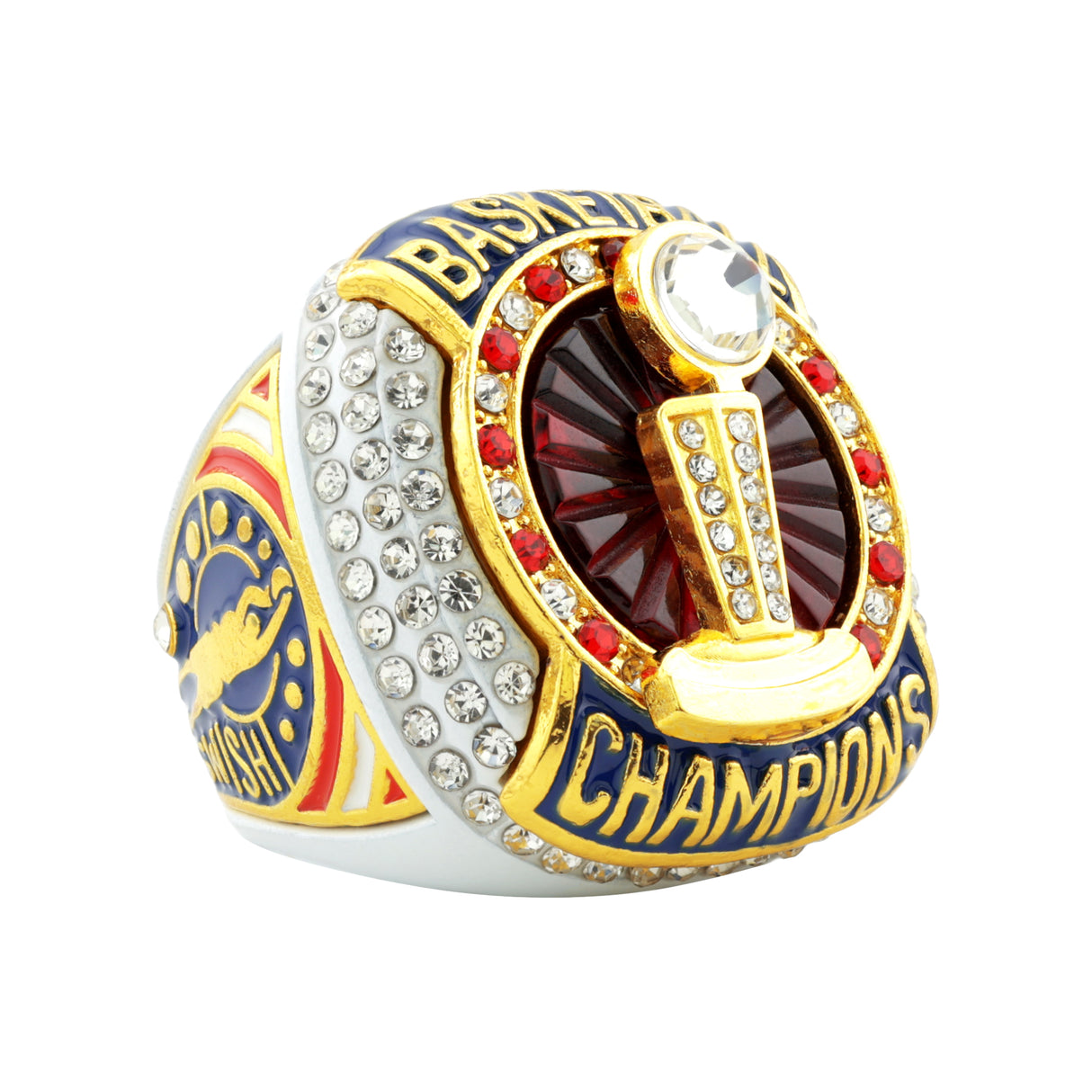 Basketball25 Red/White/Blue Champions Ring