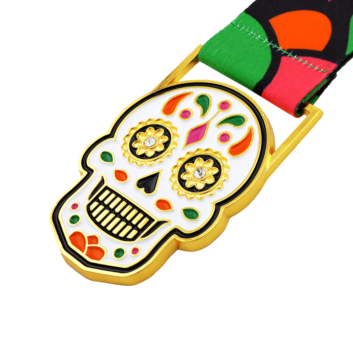 MED26 Skull Gold Medal
