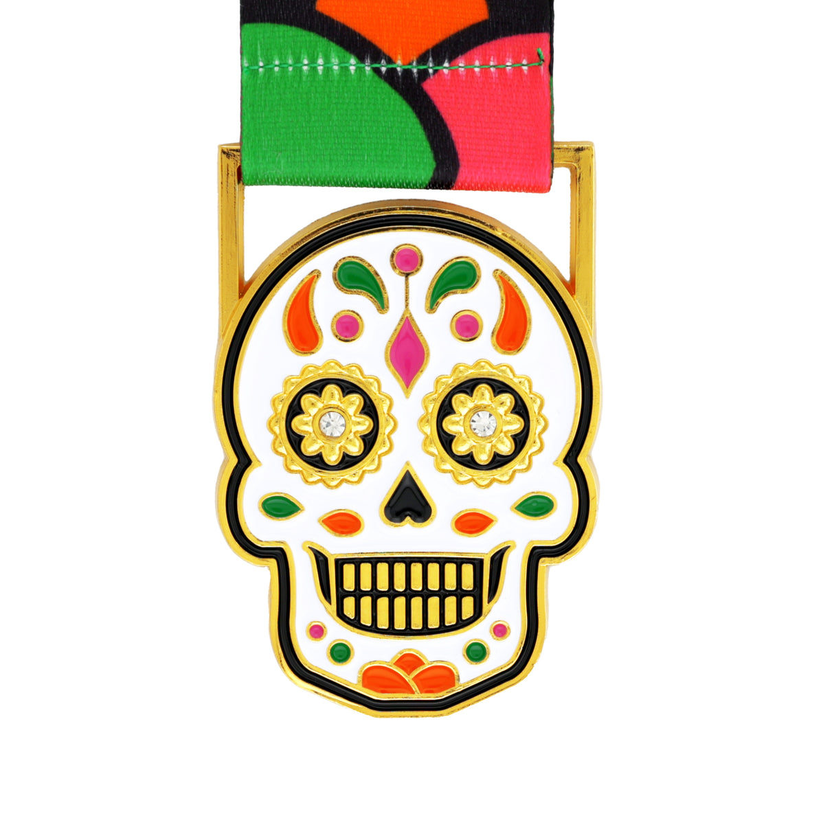 MED26 Skull Gold Medal
