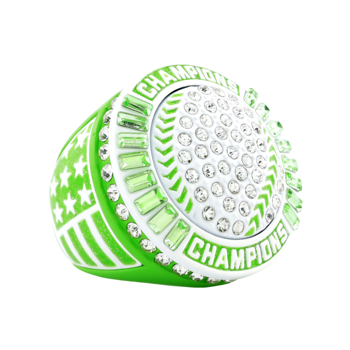 GEN26E Glitter Green Champions Ring