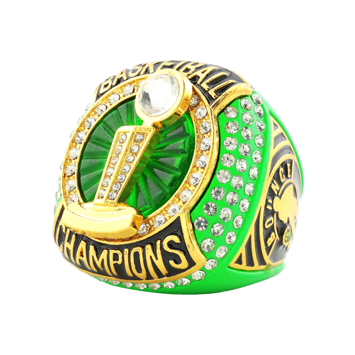 Basketball25 Neon Green Champions Ring