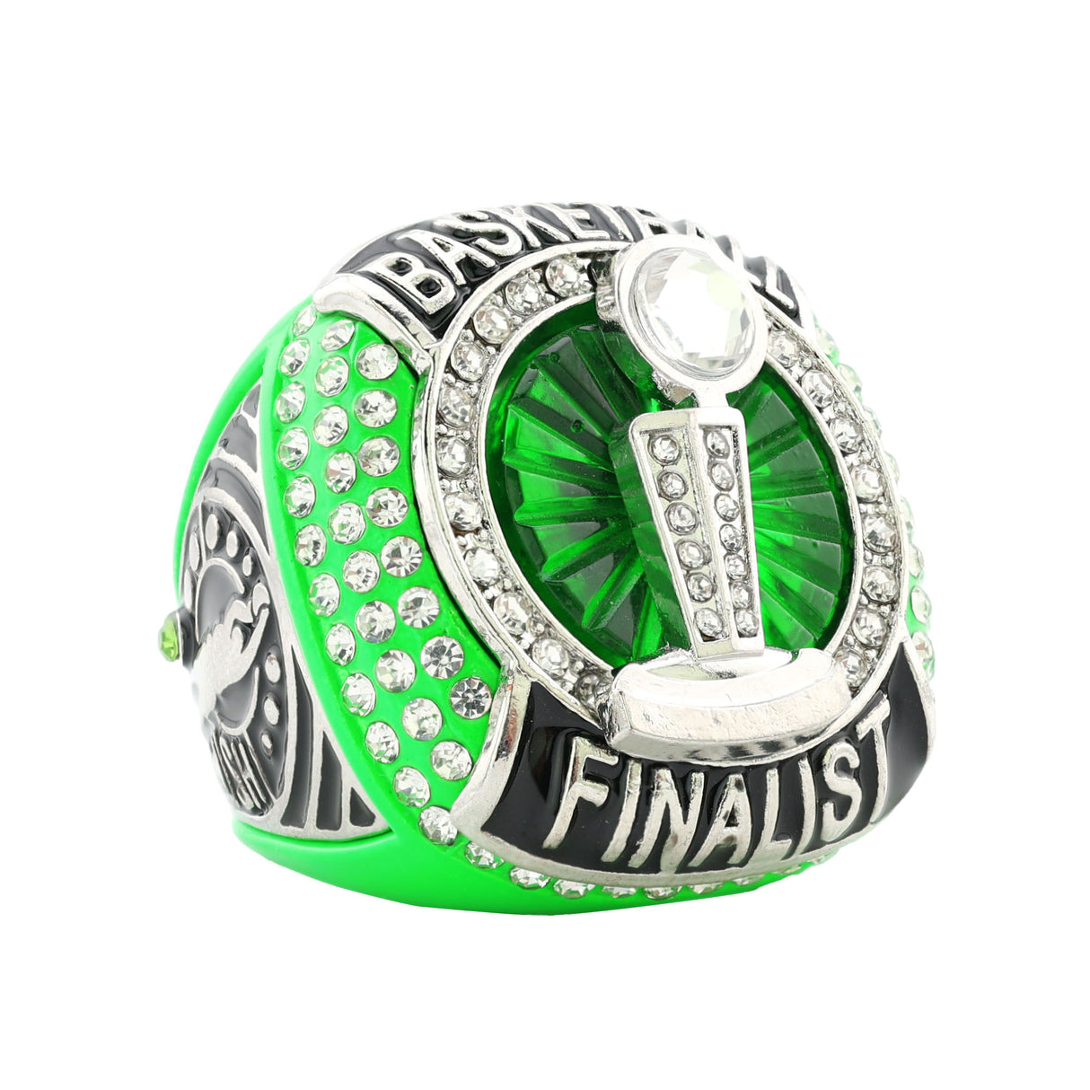 Basketball25 Neon Green Finalist Ring
