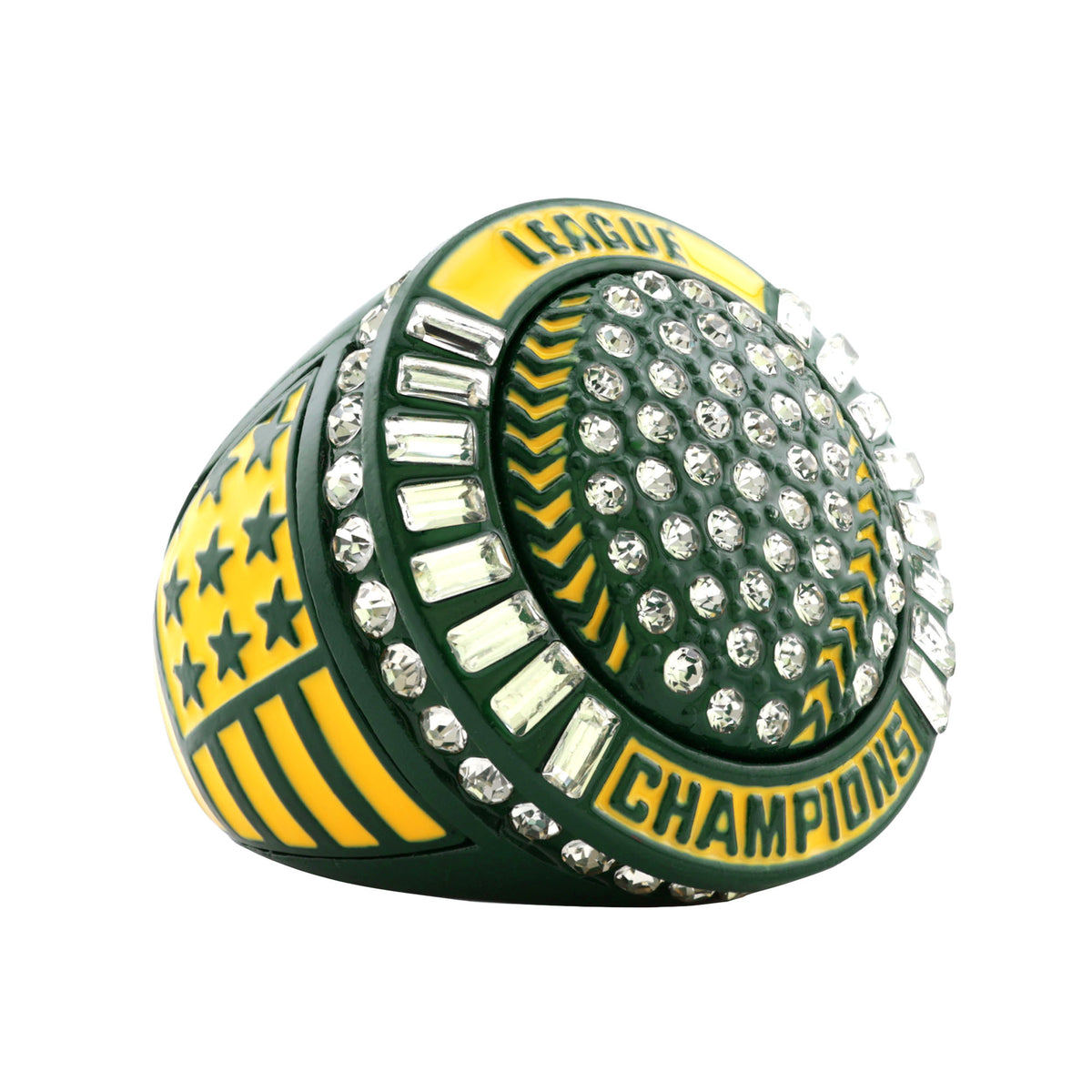 GEN26E Green&Yellow League Champions Ring