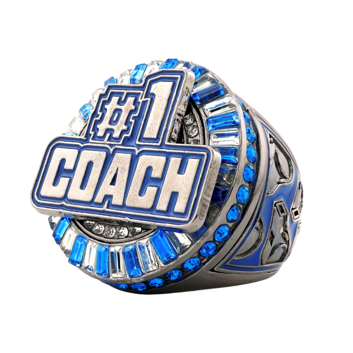 #1 Coach Gunmetal Ring