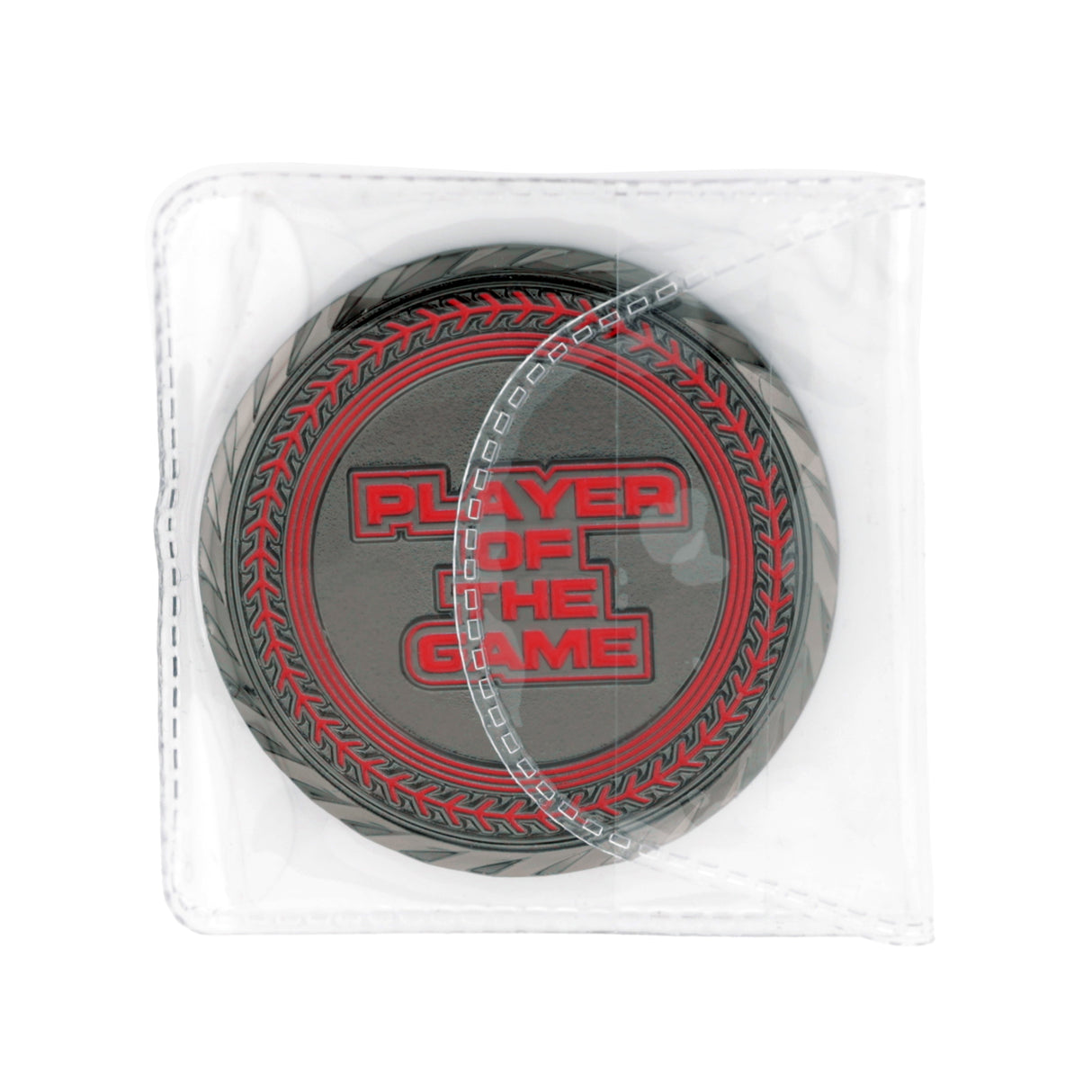GEN2 2" Black&Red Player Of The Game Coin