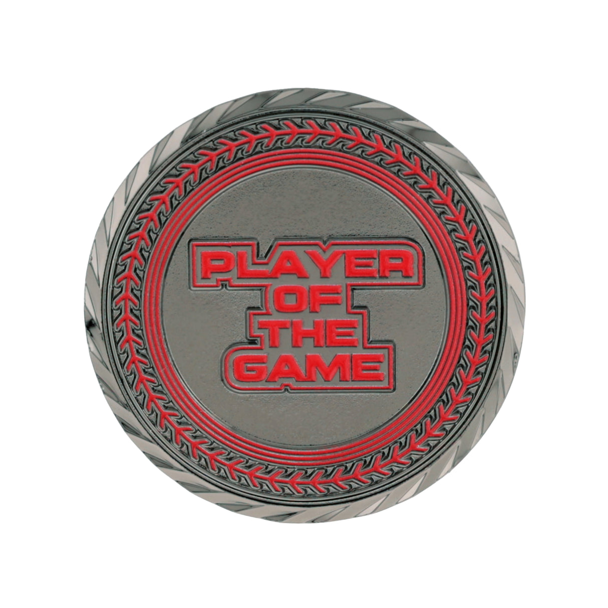 GEN2 2" Black&Red Player Of The Game Coin