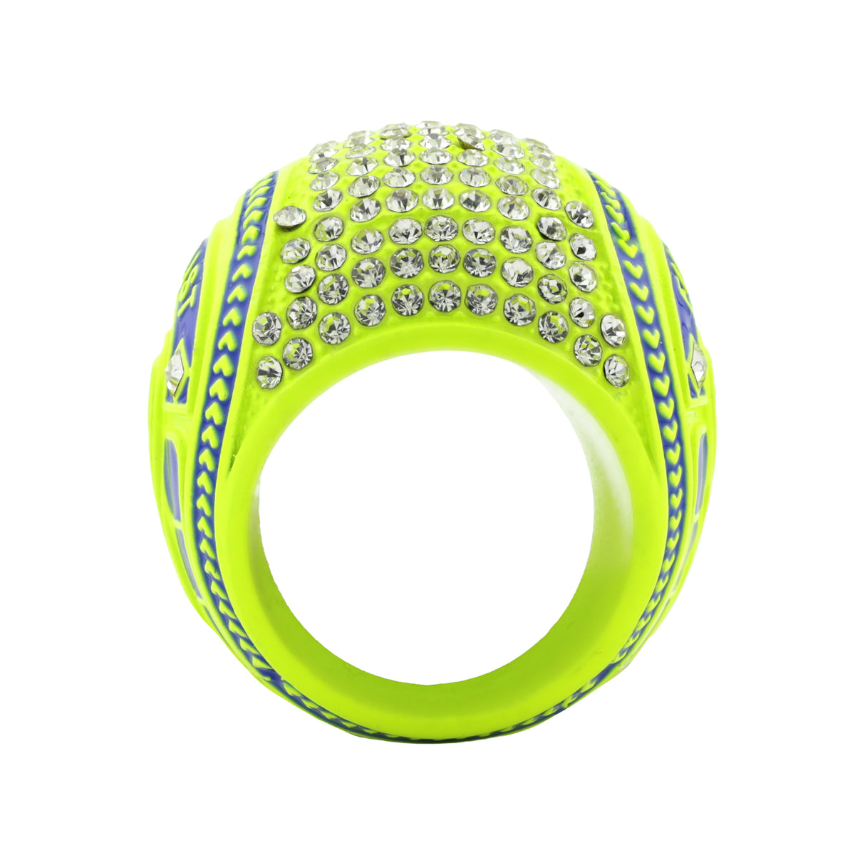 GEN26A Neon Yellow/Blue Finalist Ring