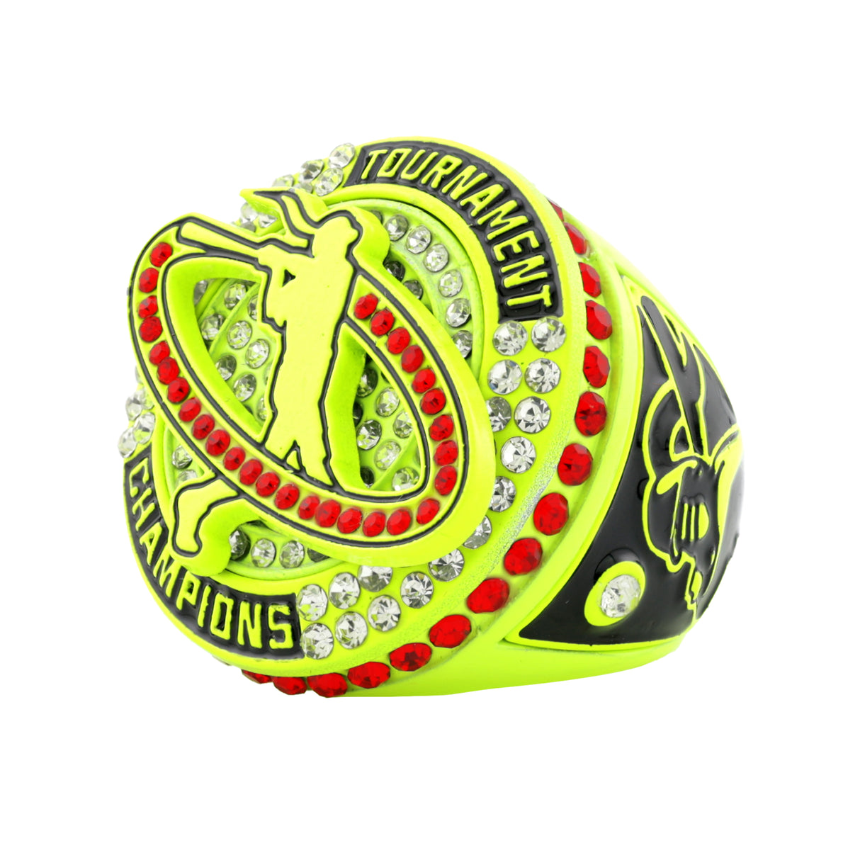 GEN26C Softball Neon Yellow Tournament Champions Ring