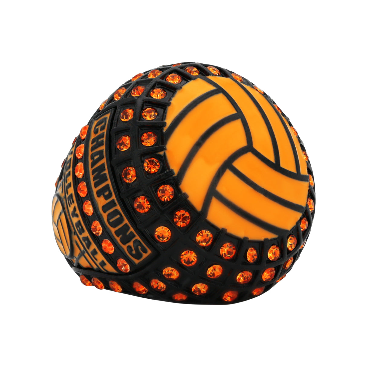 Volleyball26 Black&Orange Champions Ring