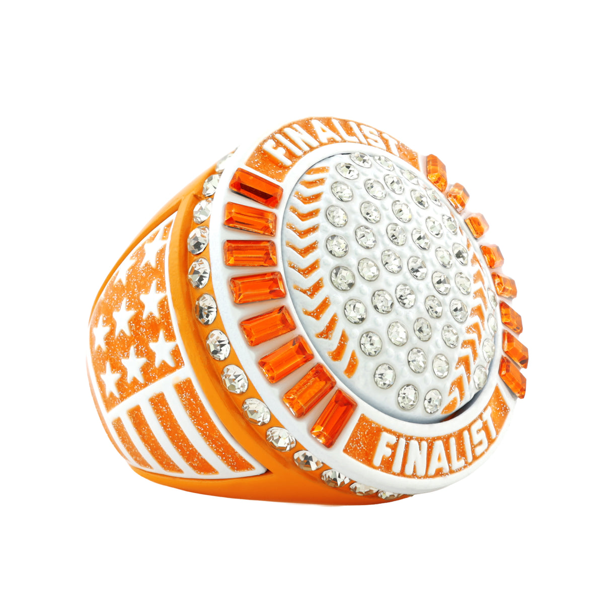 GEN26E Glitter Orange Finalist Ring