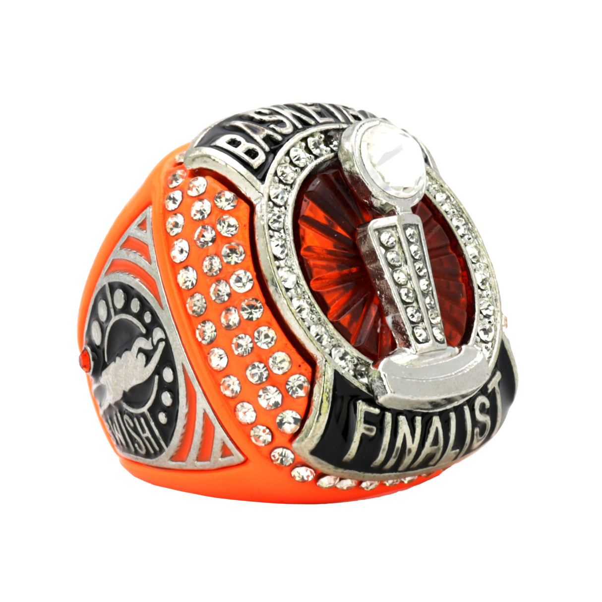 Basketball25 Neon Orange Finalist Ring