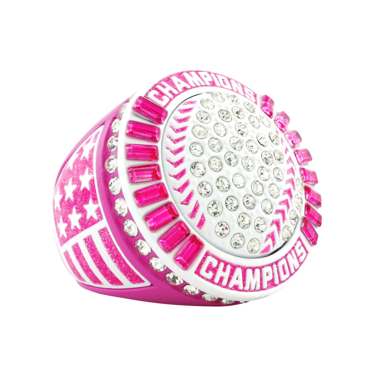 GEN26E Glitter Pink Champions Ring