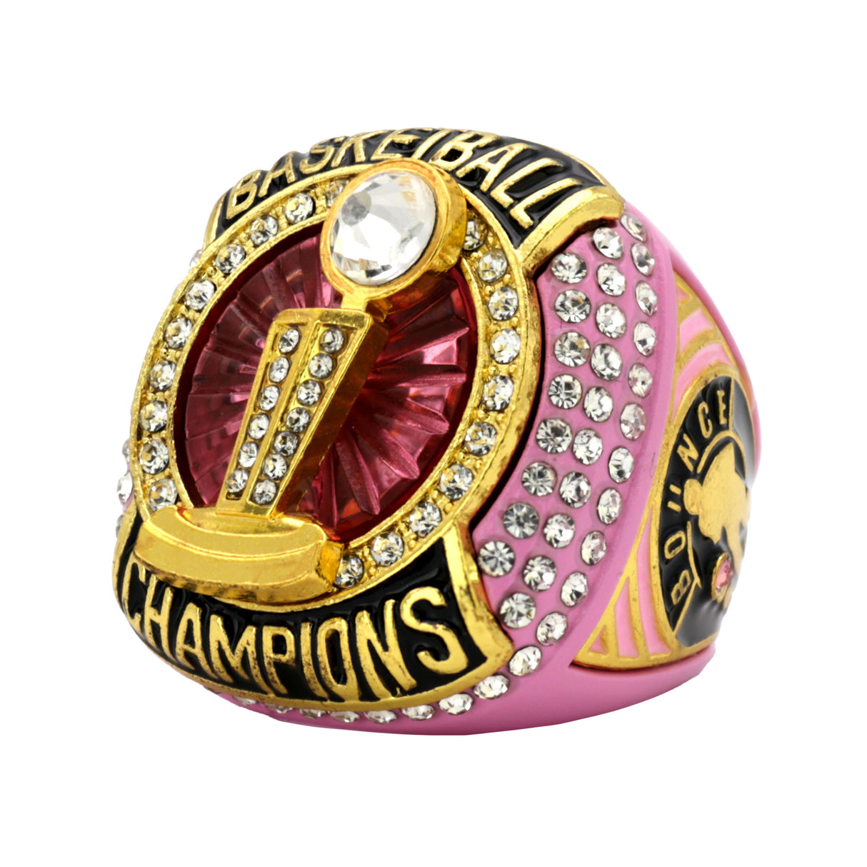Basketball25 Baby Pink Champions Ring