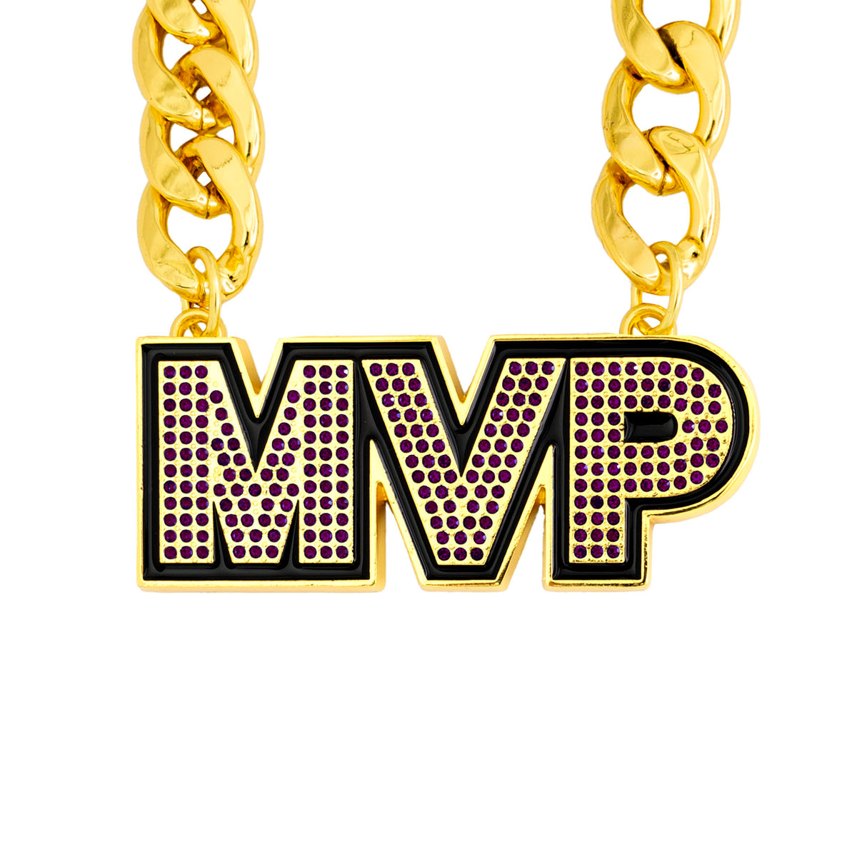 MVP Stone Chain Gold/Purple