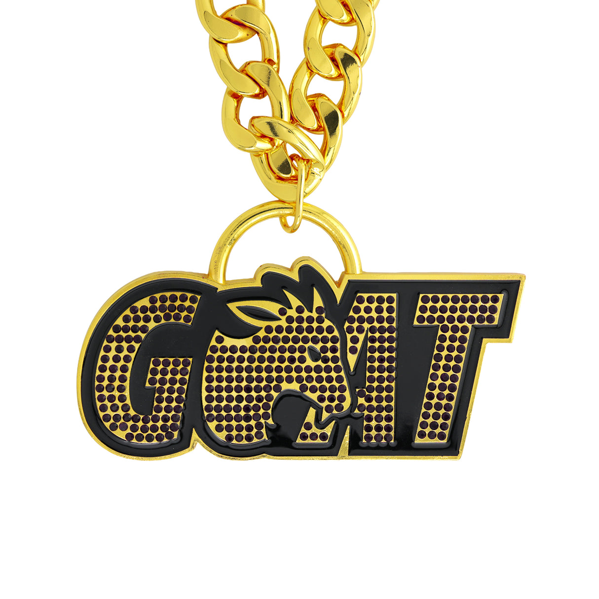 Goat Stone Chain Gold&Purple