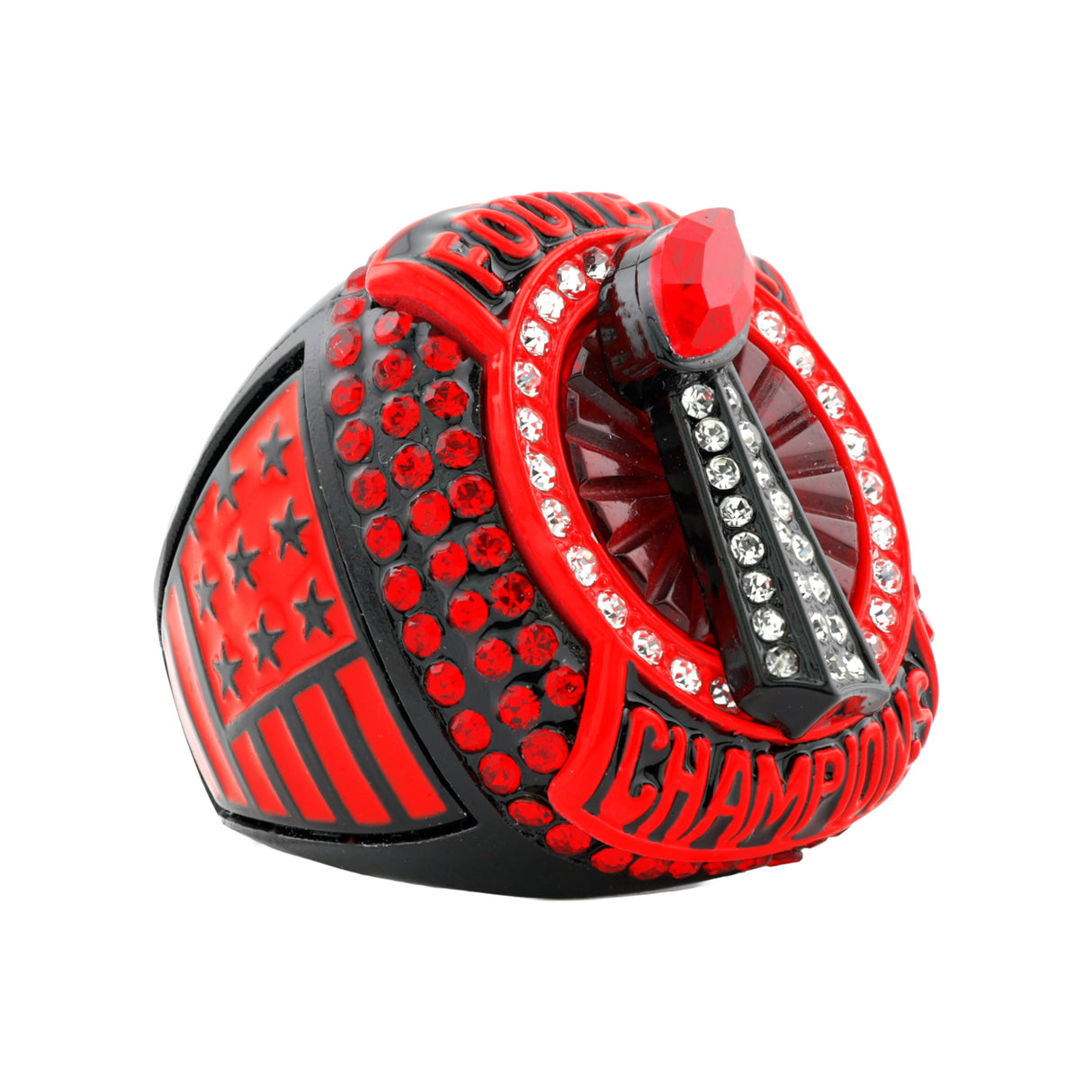 Football25 Neon Red Champions Ring