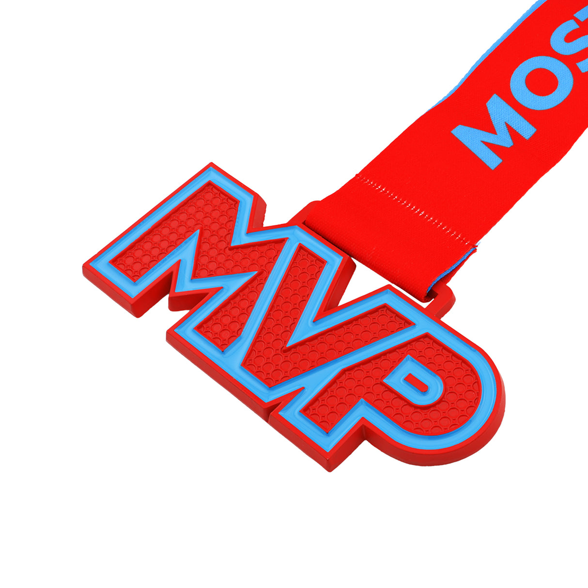 MED25 MVP 4" Medal - Red&Electric 2