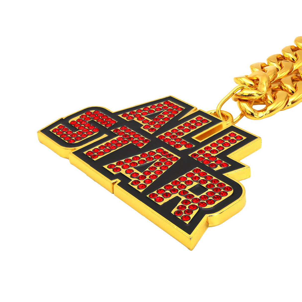 All Star Stone Chain Gold/Red